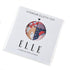 ELLE かわいいグラフィックのメガネ拭き 2枚セット